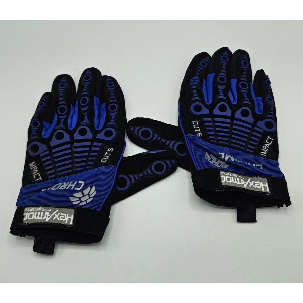 HexArmor Chrome Series 4024 Work Glove, ANSI/ISEA Level A8 Cut Resistance SZ 9/L